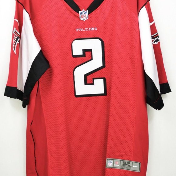 Nike Atlanta Falcons Matt Ryan Men's Size 52 Red Black White On Field Jersey - Picture 3 of 6